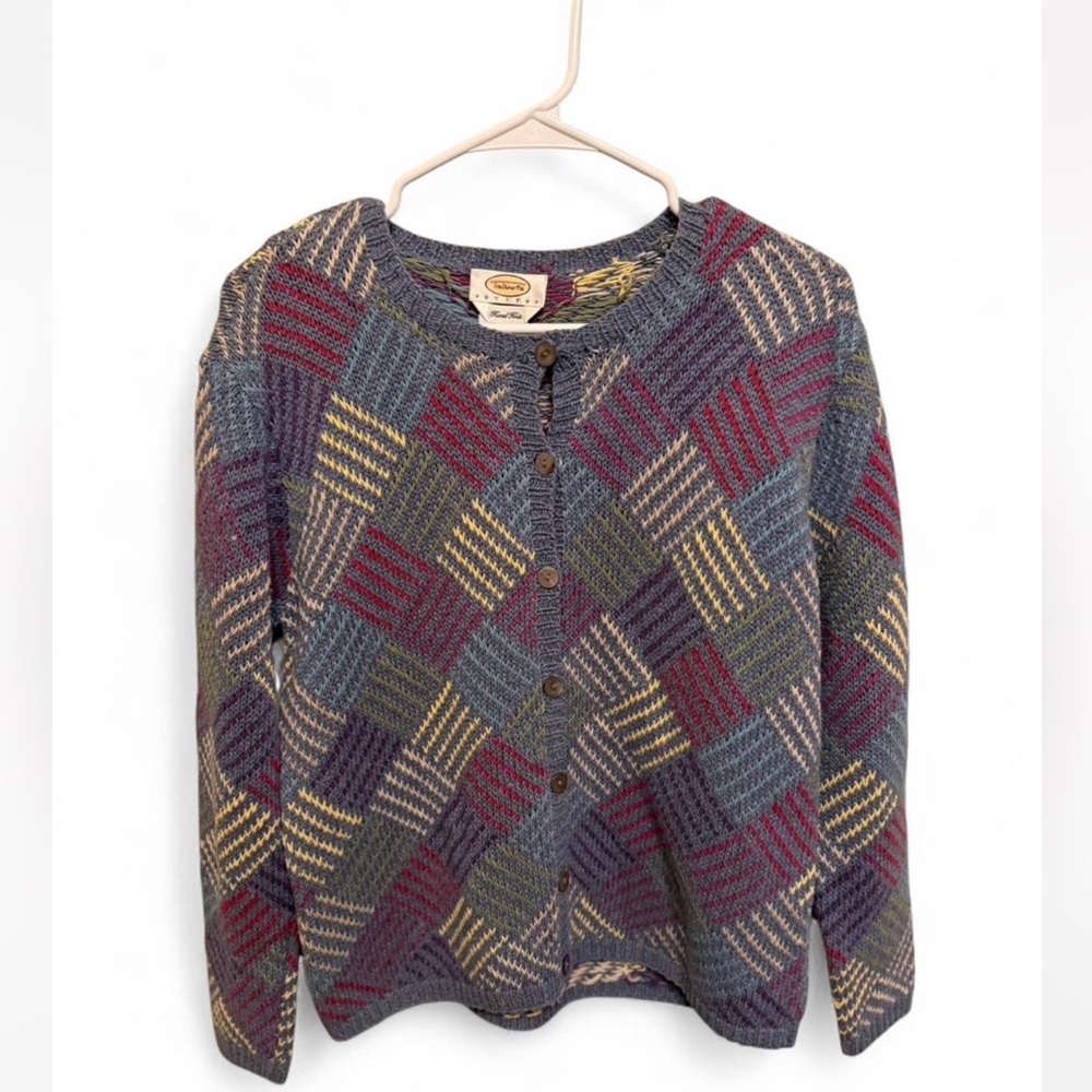 Vintage Talbots hand knit cardigan